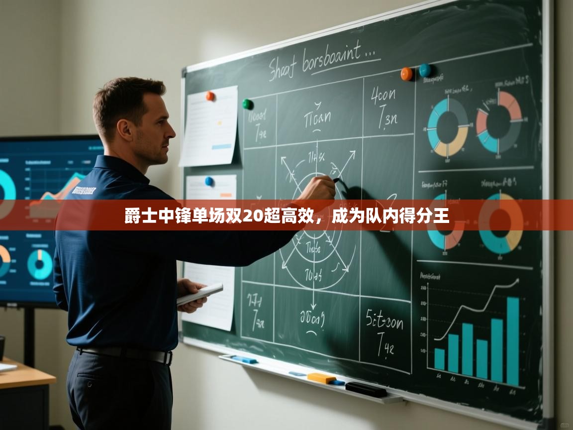 爵士中锋单场双20超高效，成为队内得分王  第2张