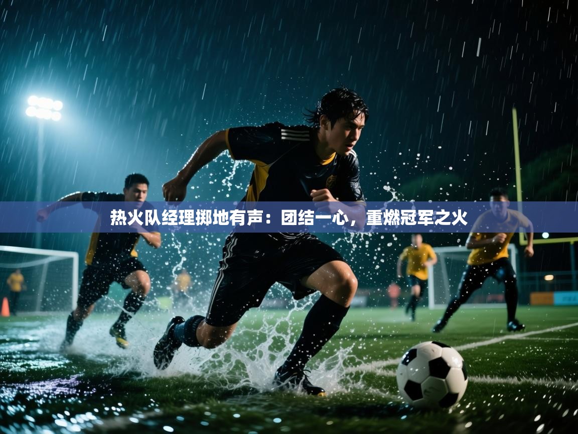 热火队经理掷地有声：团结一心，重燃冠军之火  第2张